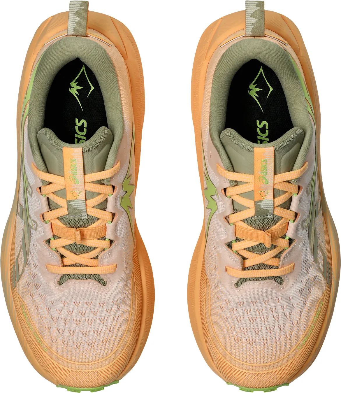 Ideal for both cardio and resistance-based workouts Asics Trabuco Max 4 Mens Trail Running Shoes - Orange