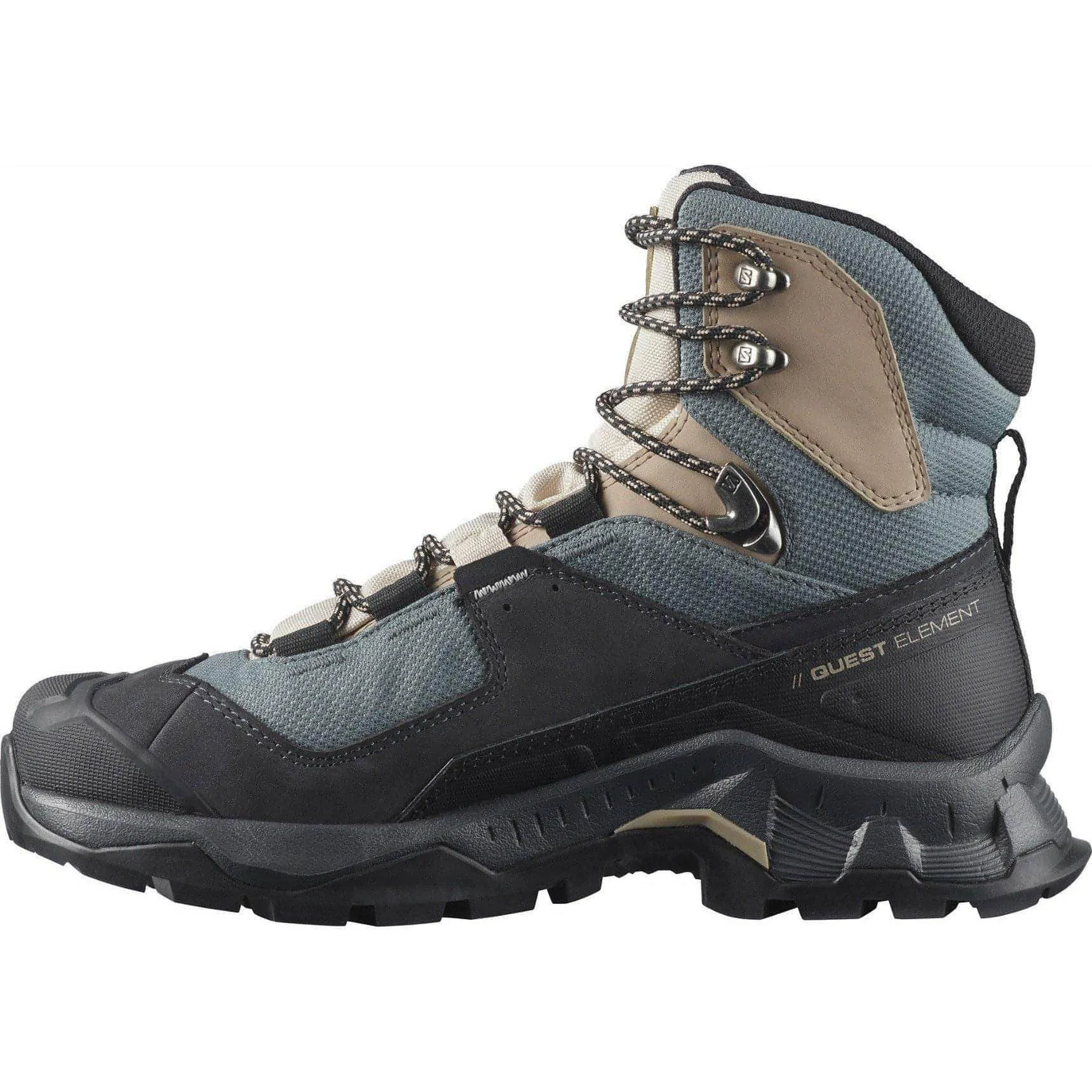 Harsh Climate Fitness Salomon Quest Element GORE-TEX Womens Walking Boots - Grey