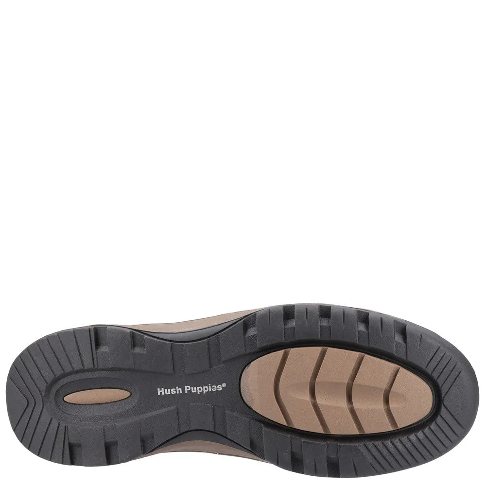 Soft Insole Slip-ons Brown Casper Touch Fastening Shoes