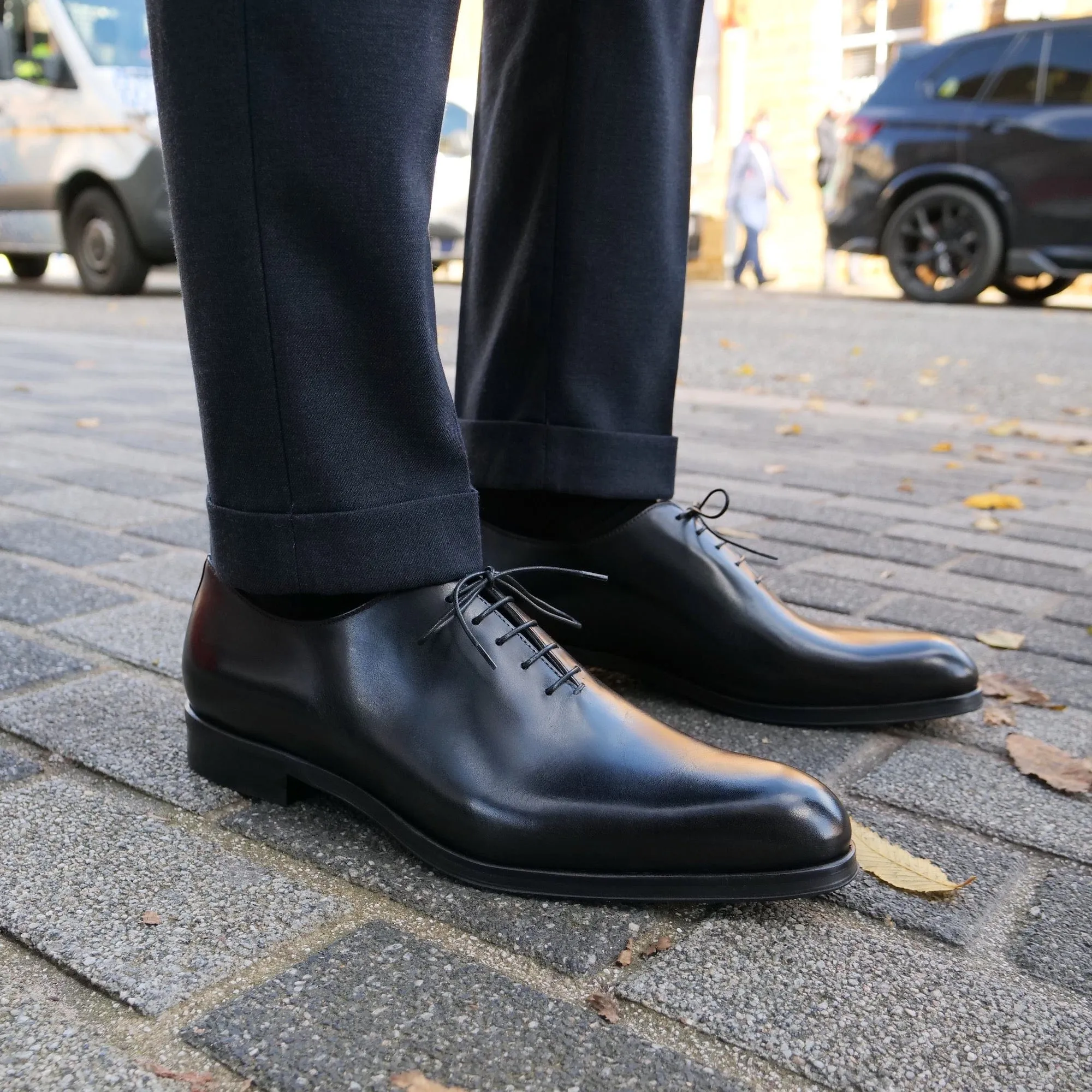 Camden Wholecut Oxford Black Reliable Performance Premium Fit