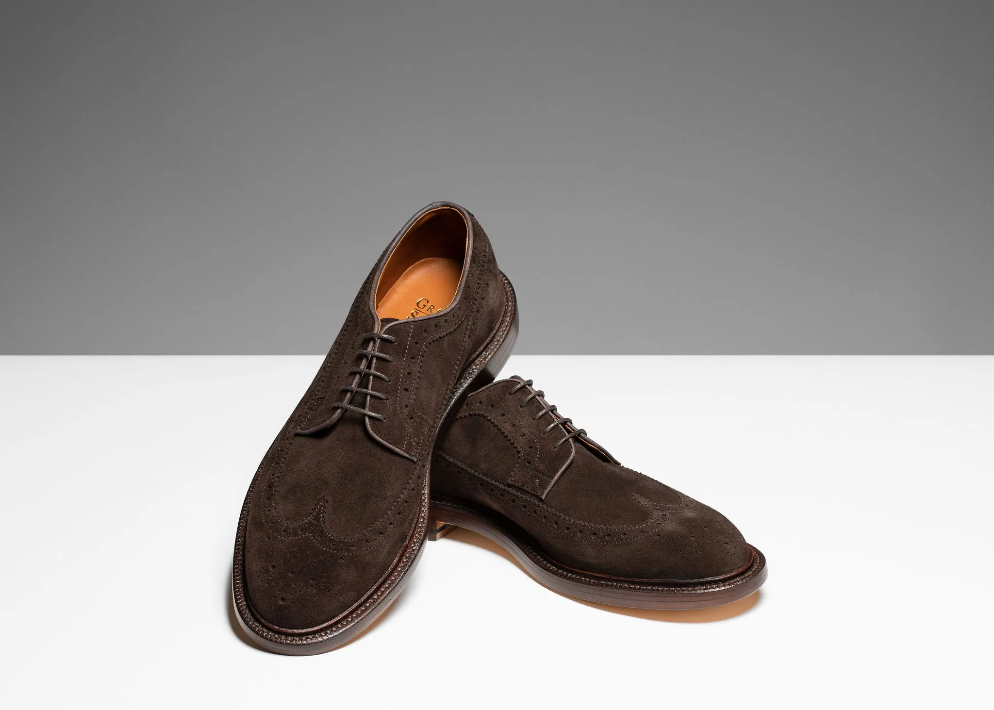 Professional Look Smart Leather Step Longwing - Espresso Suede
