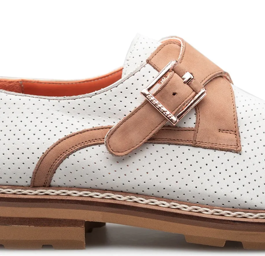 International Event Style: Alari Monkstrap Bone/Cognac