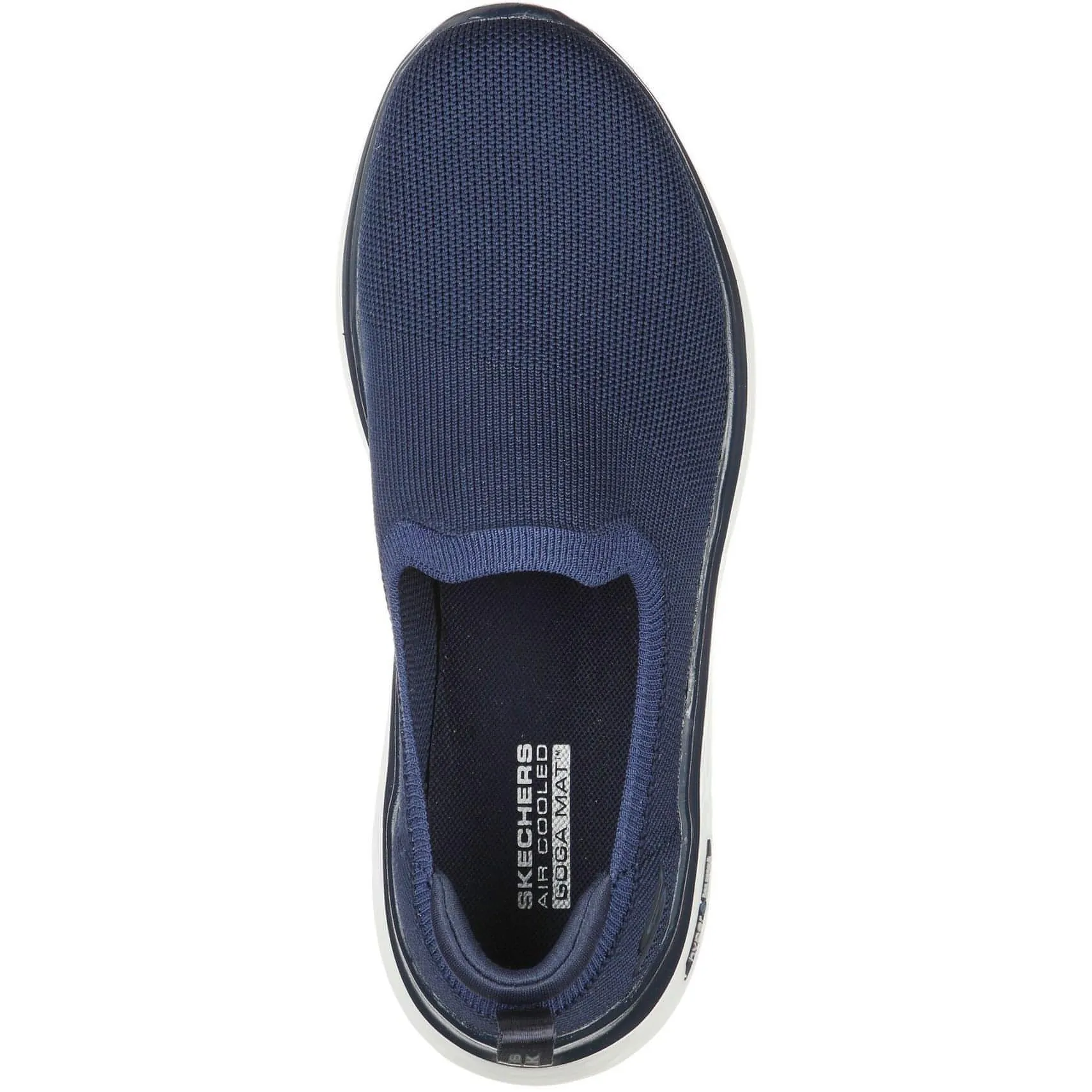 Skechers GoWalk Hyper Burst Slip On Womens Walking Shoes - Navy Remote Trek