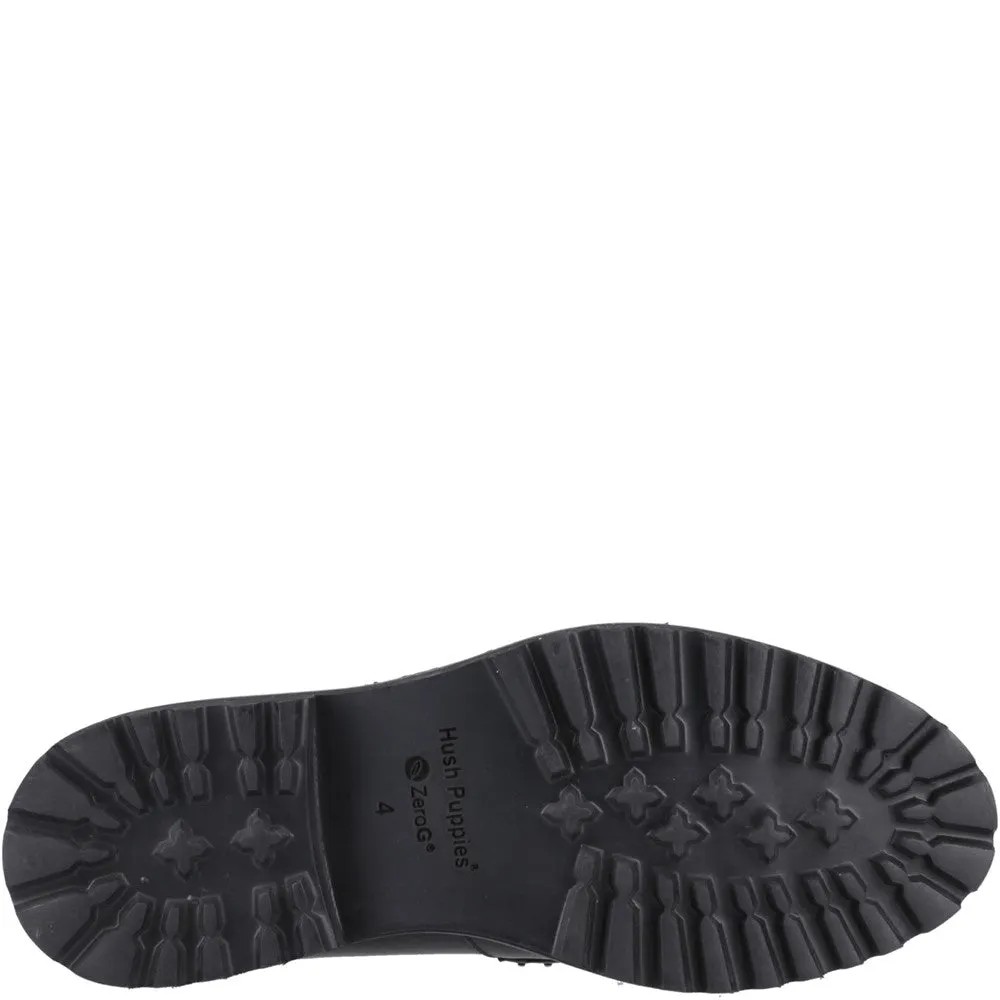 Black Genie Studed Loafers Hold Step