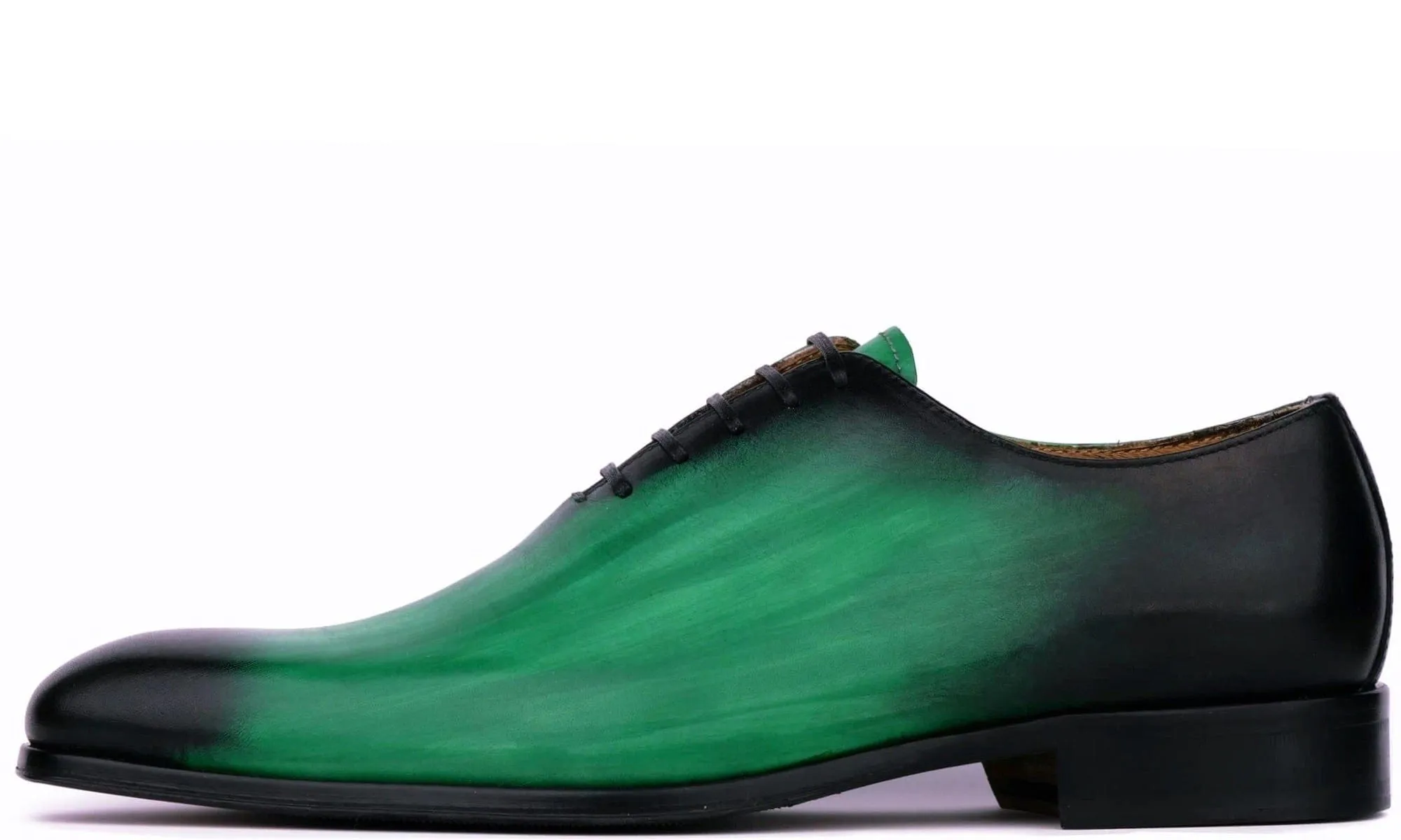 Benson Wholecut Custom Patina Green Urban Style Functional