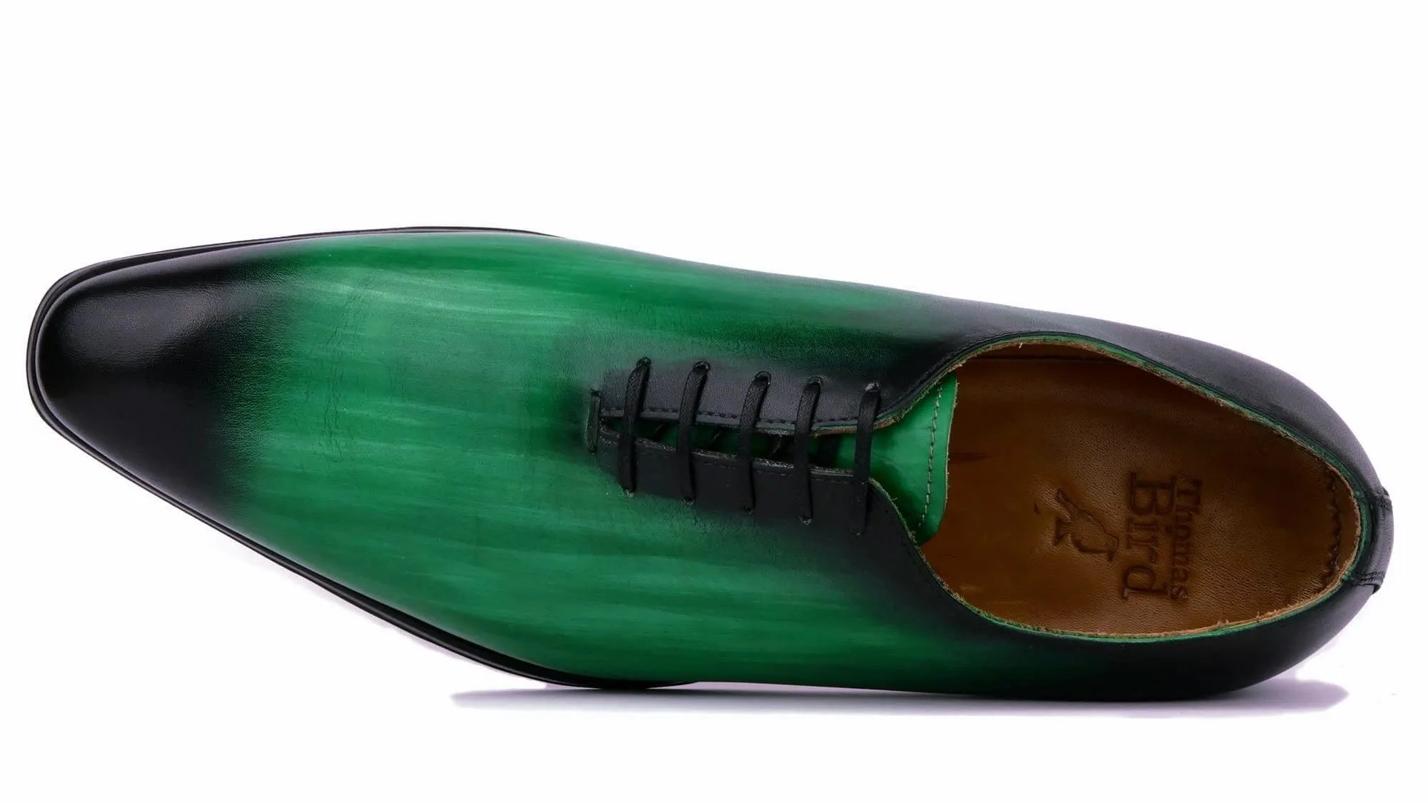 Benson Wholecut Custom Patina Green Reliable Fit Timeless Style