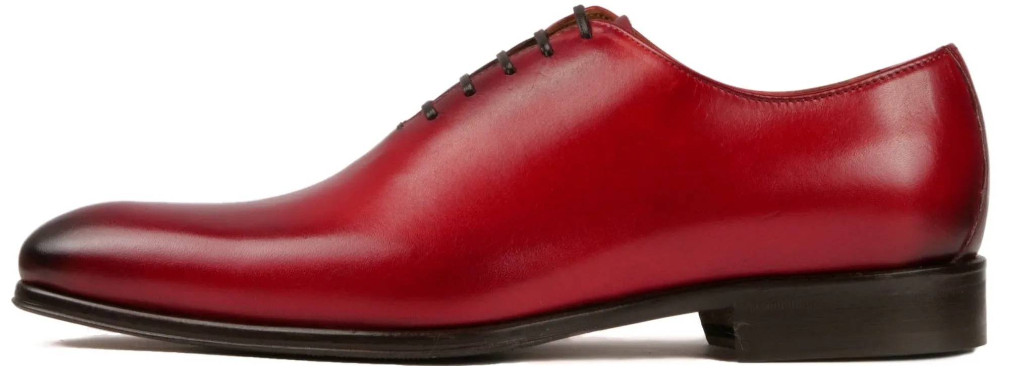 Smooth Sides Benson Wholecut Oxford Scarlet Red