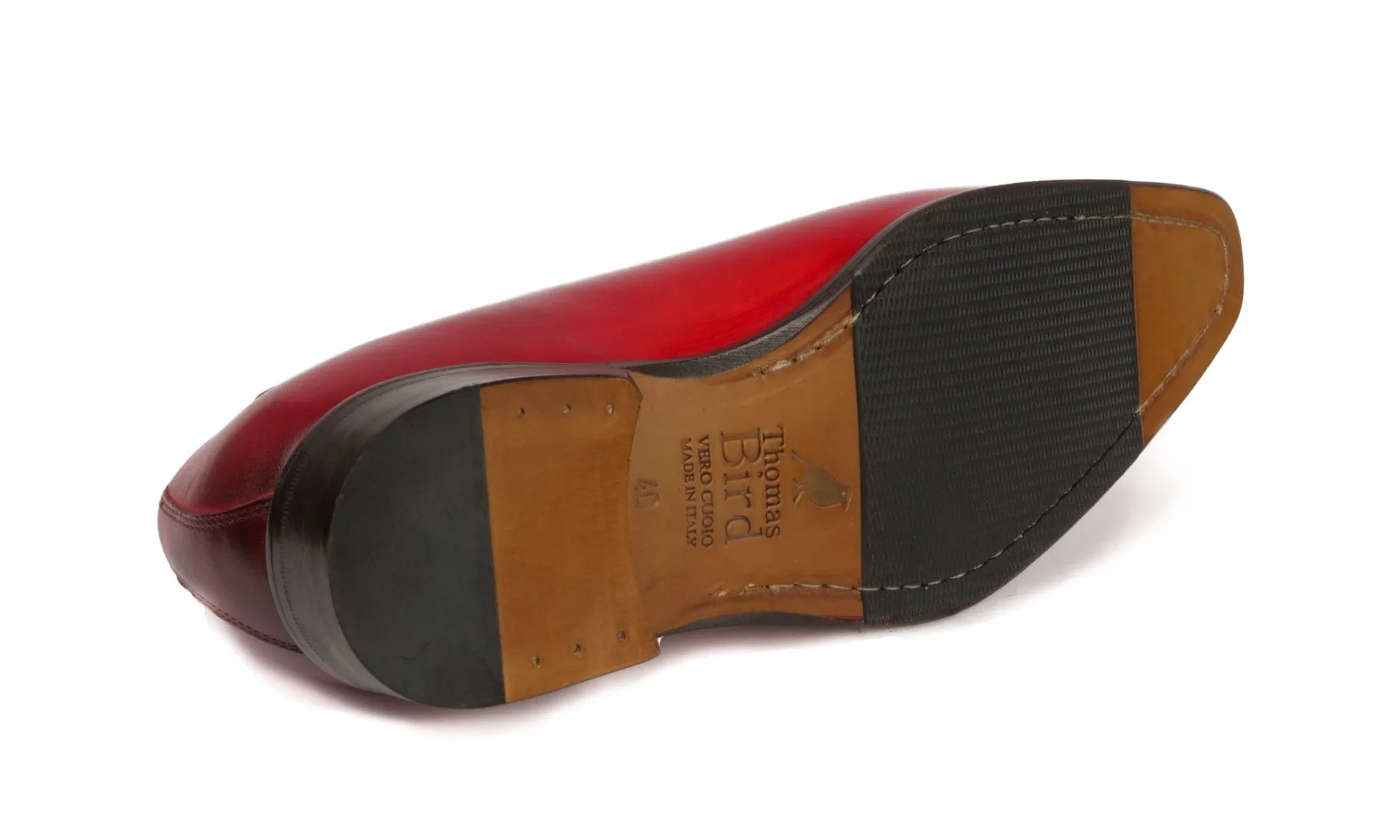 Everyday Versatility Travel Style Benson Wholecut Oxford Scarlet Red