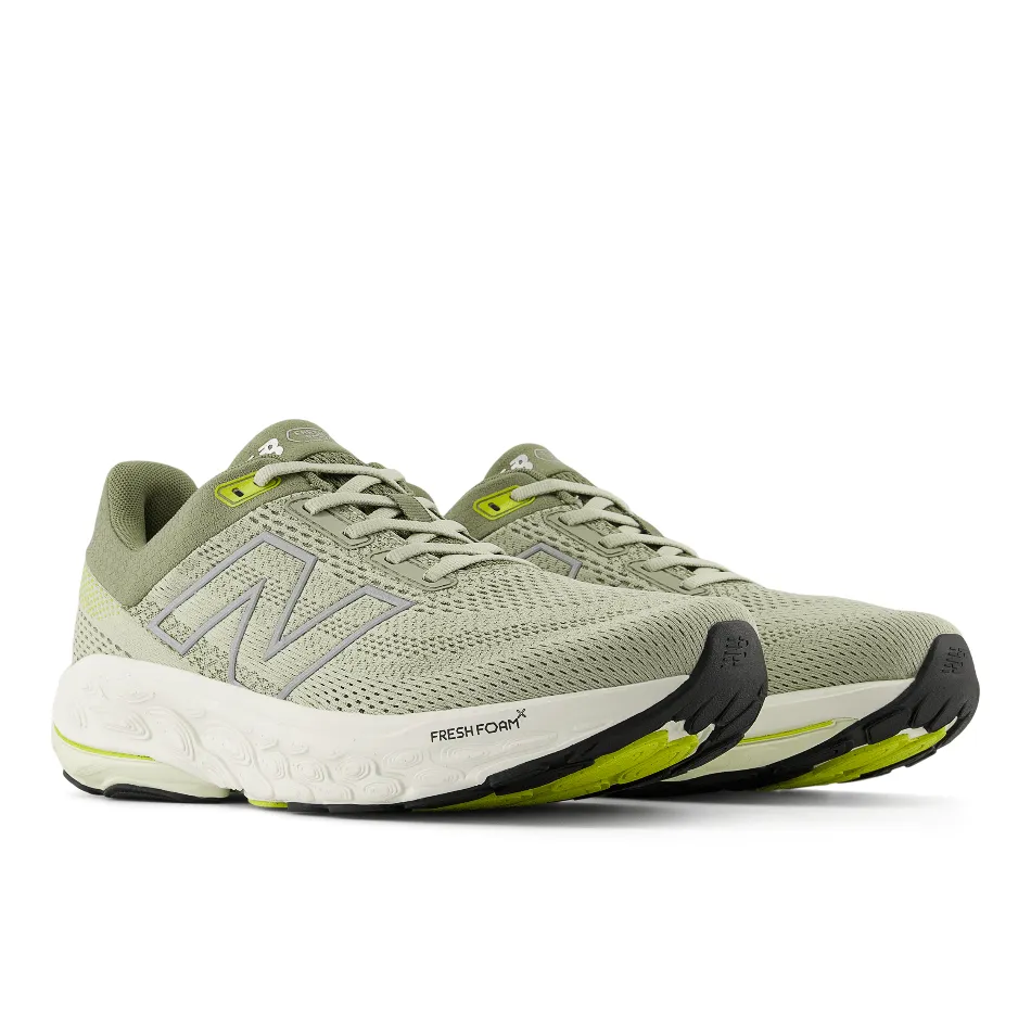 New Balance Men's 860 v14 in Olivine AW24 retirement - themed running shoes