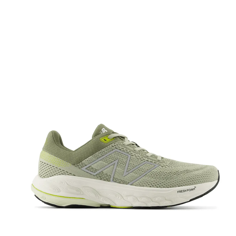 warm - weather running shoes lugged outsole running shoes New Balance Men's 860 v14 in Olivine AW24