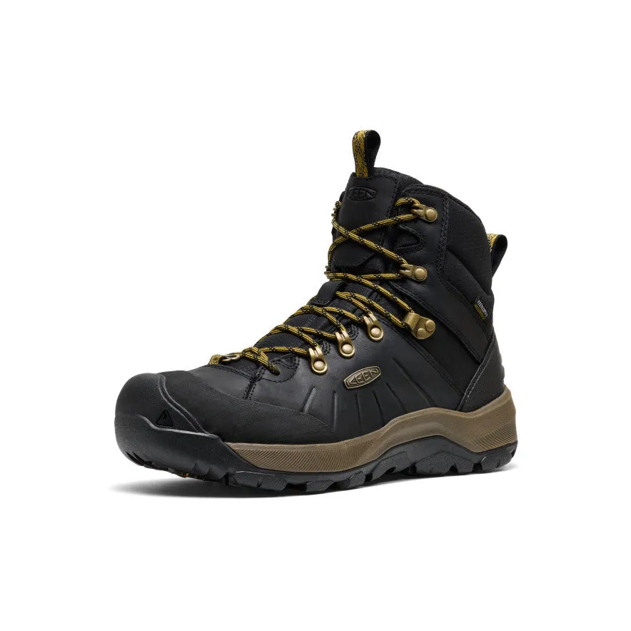 Freeze Grip Men's Revel IV Polar Waterproof Boot  |  Black/Lemon Curry