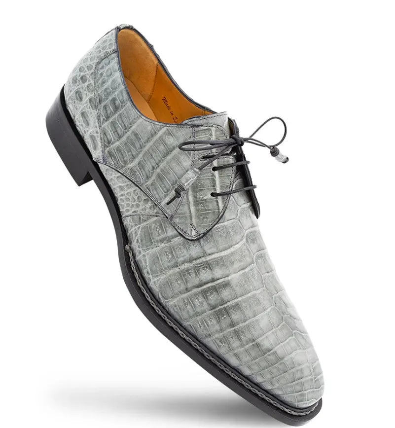 Foot Glow "Cratos" Crocodile Derby Pearl/Grey