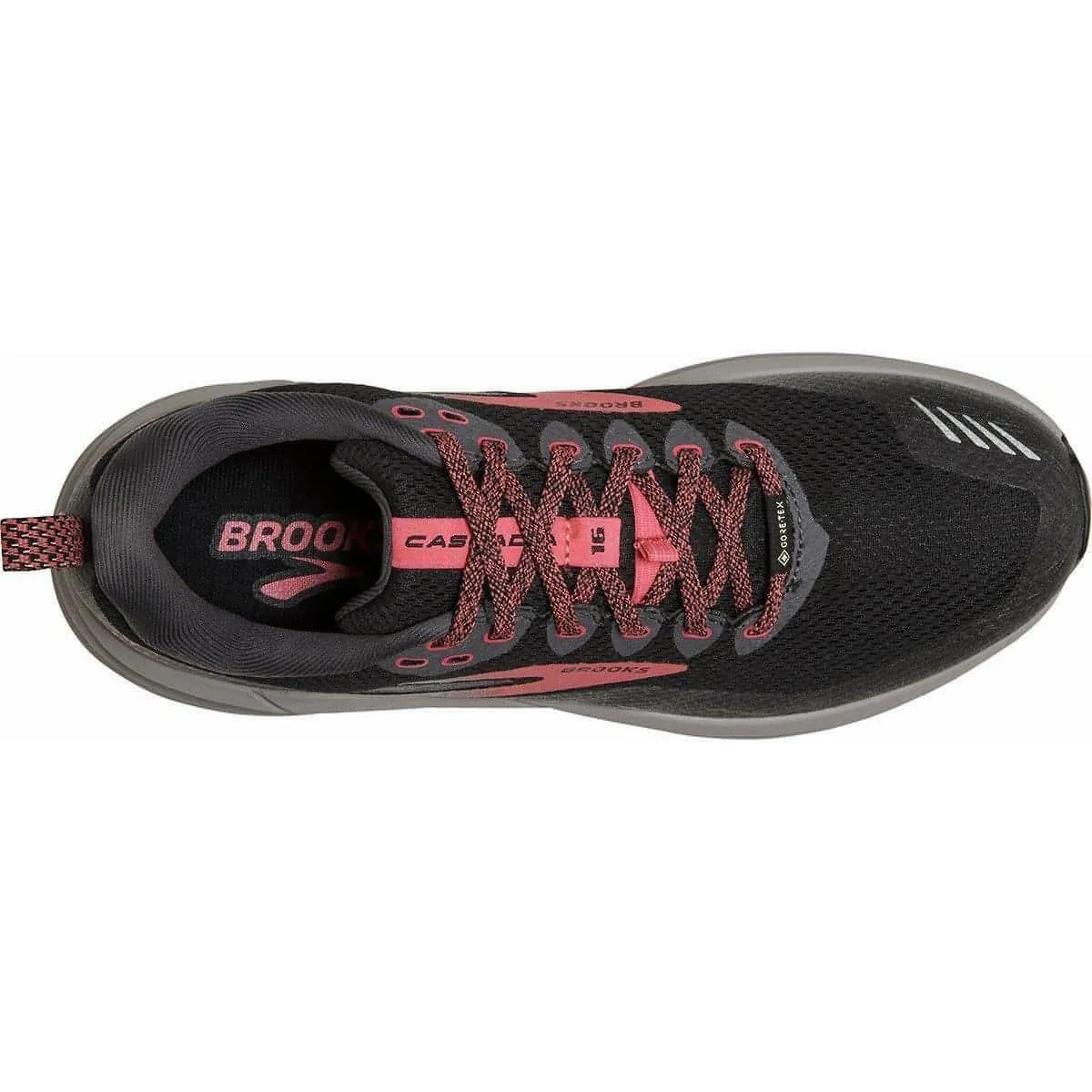 trail gear Brooks Cascadia 16 GORE-TEX Womens Trail Running Shoes - Black