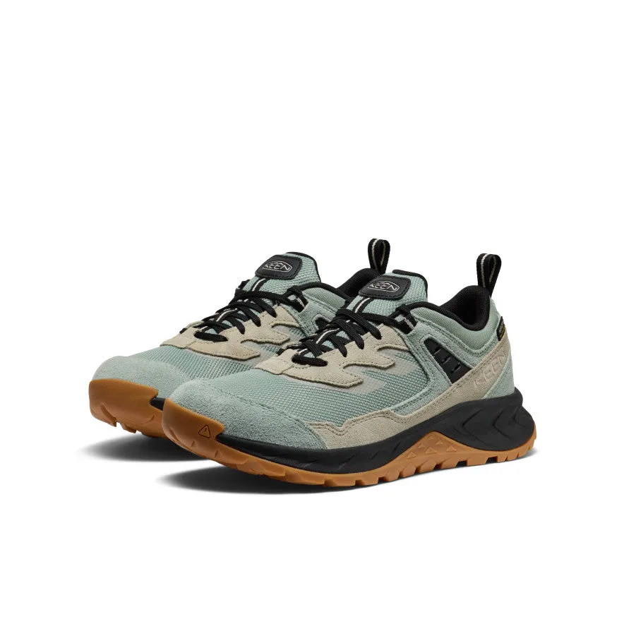 Women's Hightrail Waterproof Hiking Shoe  |  Iceberg Green/Abbey Stone Care Ease Stage Glow