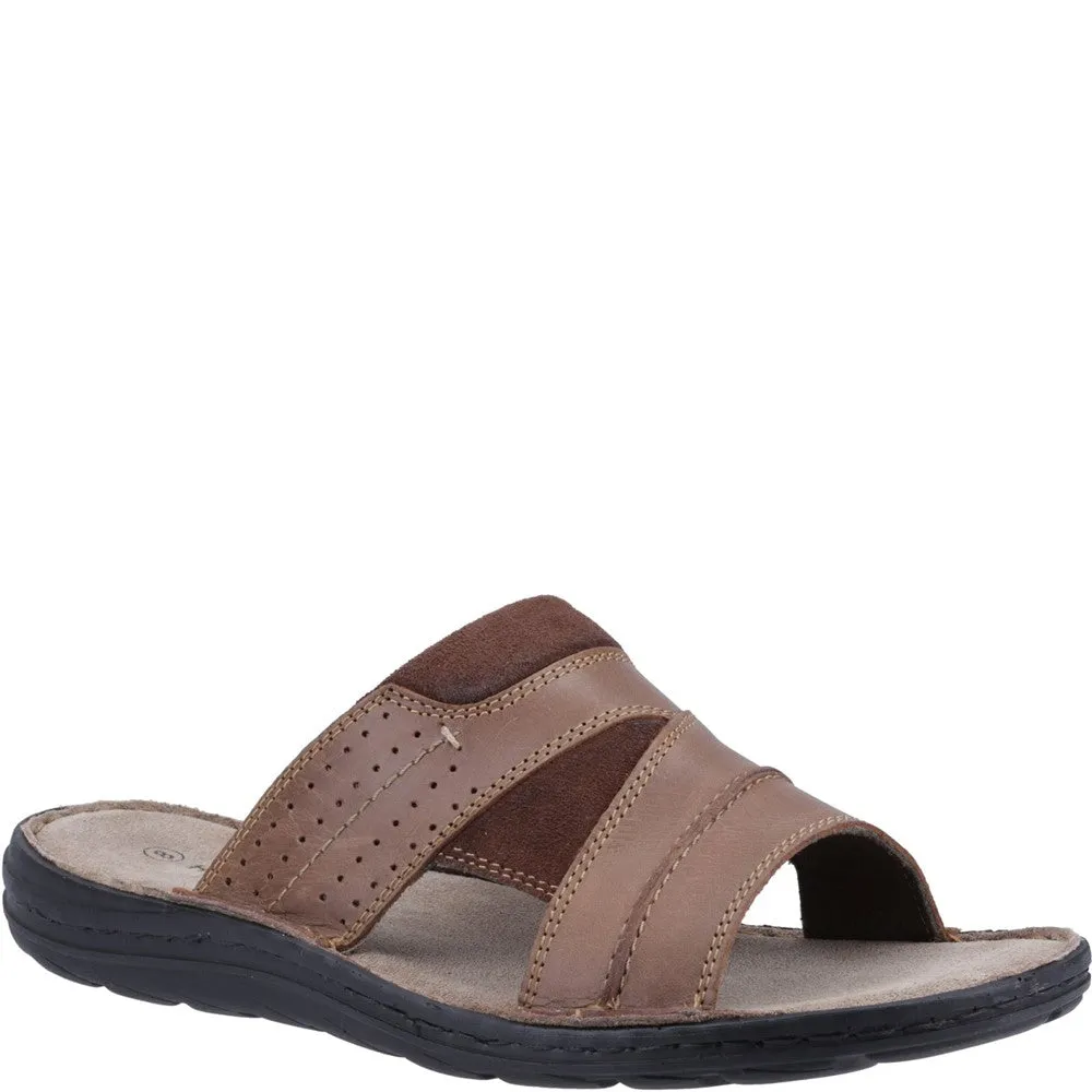 Urban Breeze Tan Archer Mule Sandals