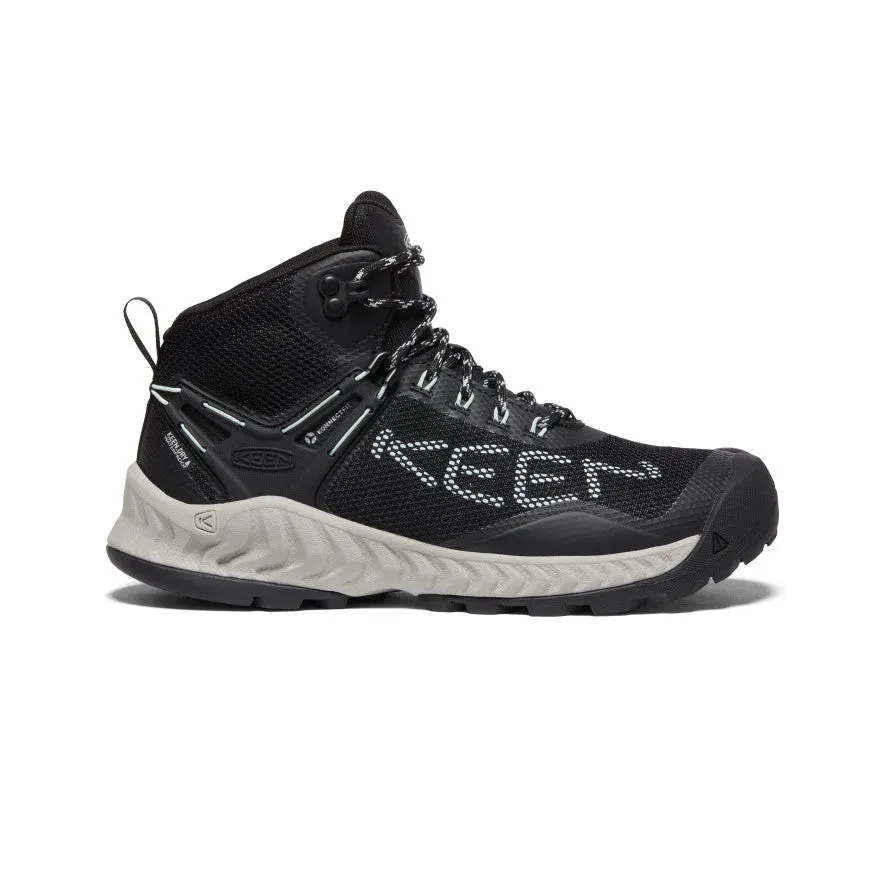 Women's NXIS EVO Waterproof Boot  |  Black/Blue Glass Mobility Fit