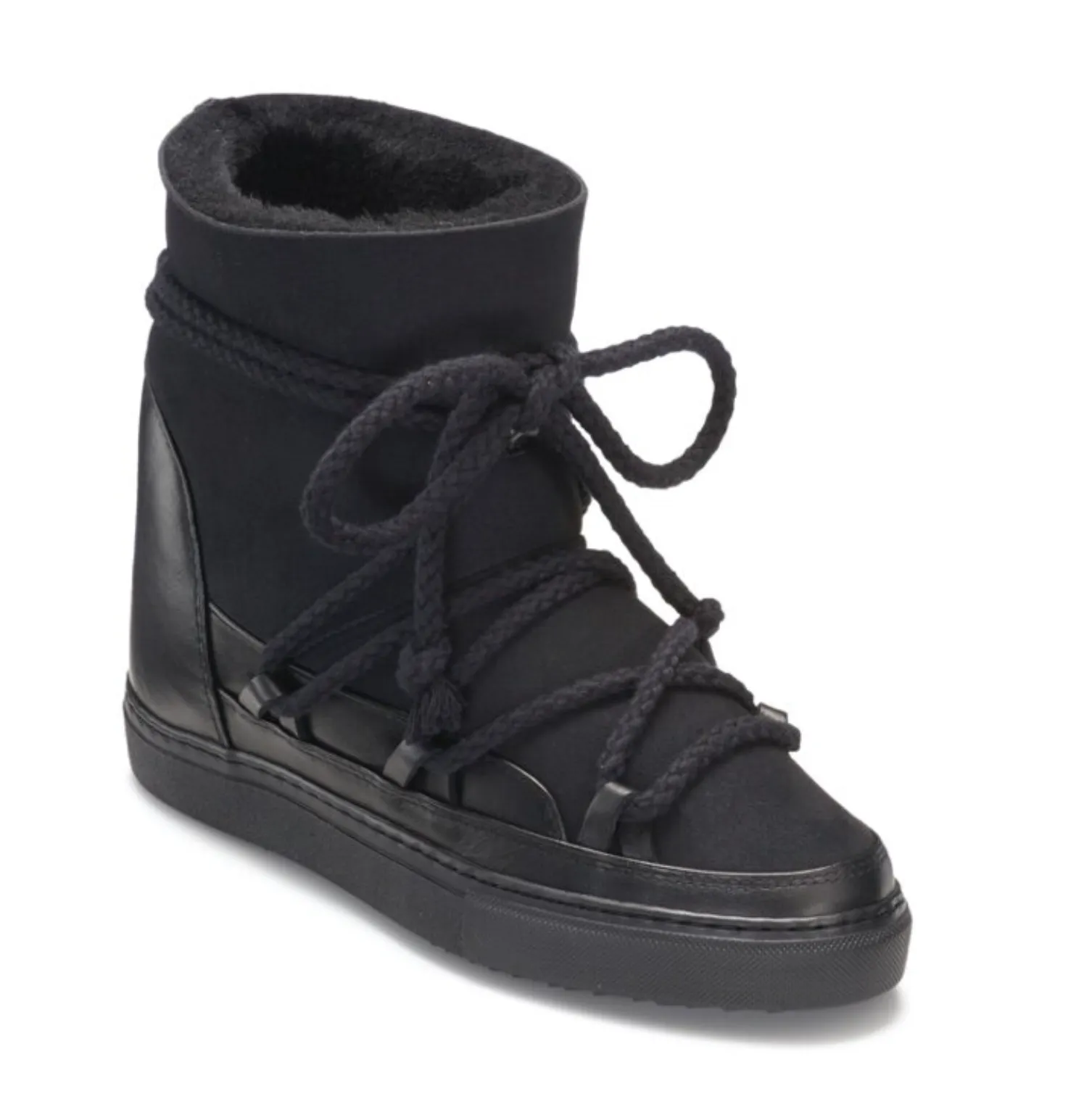 Winter Sport INUIKII Sneaker Classic WEDGE Black Boots