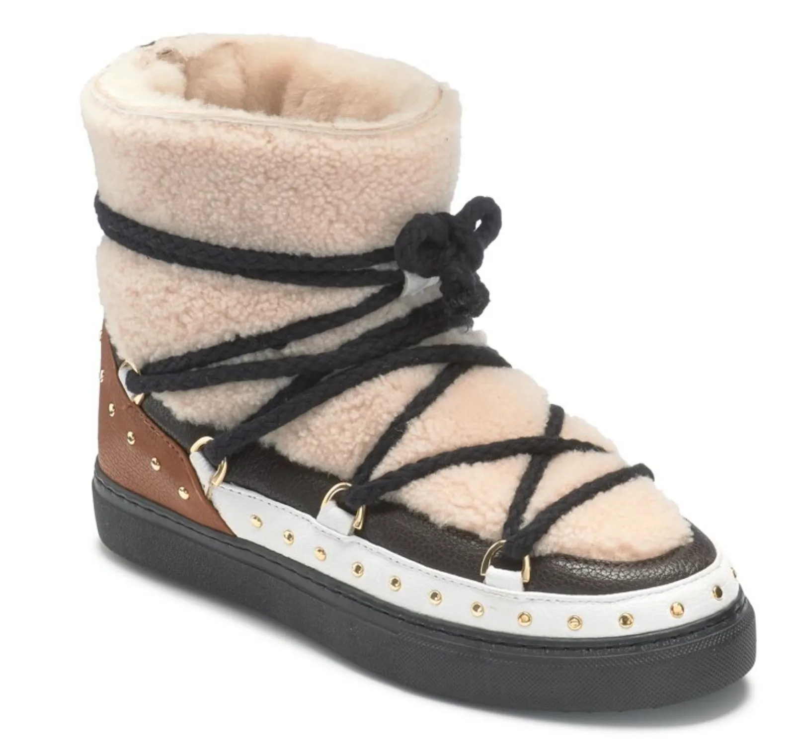 Mountain Expedition Footwear Supportive INUIKII Sneaker Curly Rock Cream Boots