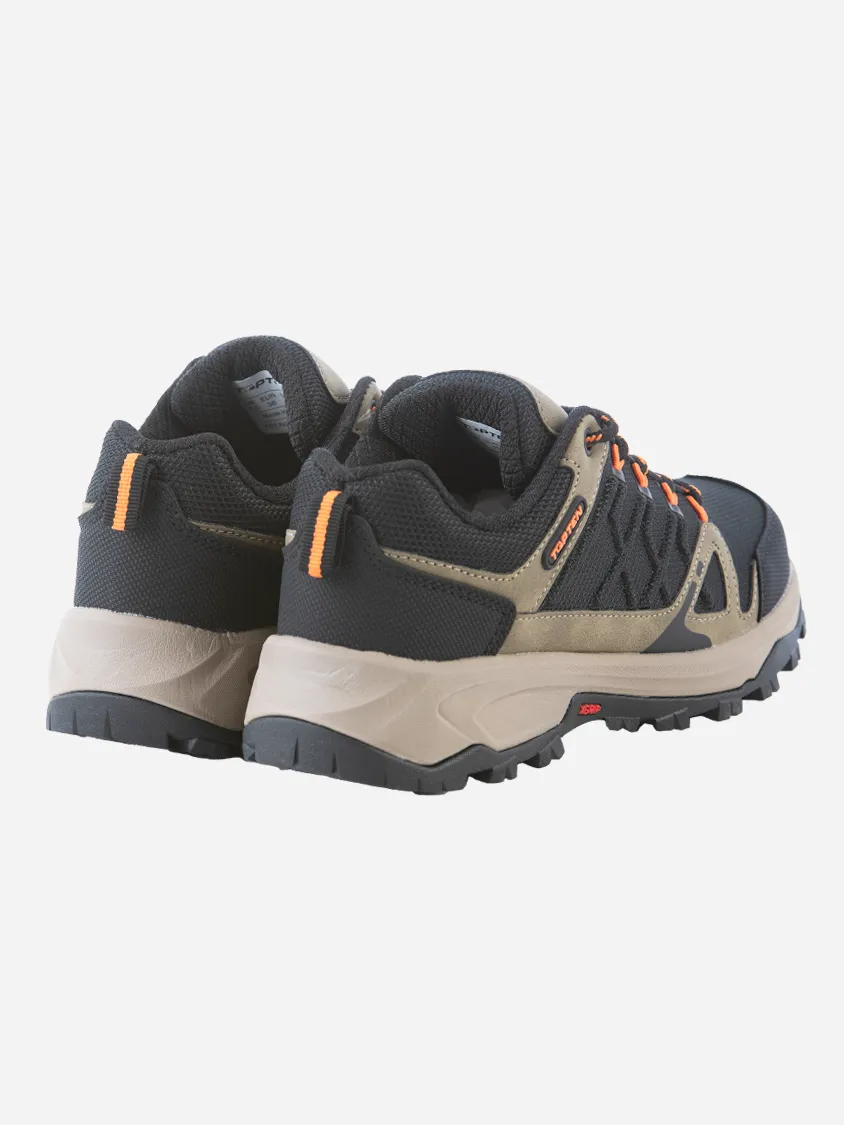 Wilderness Use Sturdy Fit Top Ten Adult Unisex Hiking Shoes Black/Brown
