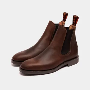 Chic and Cozy Quick Fit Boots WISWELL // BROWN GRAINED