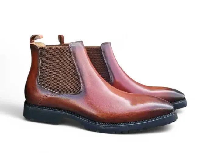 Slip On Trendy Style: 480-102-Cognac