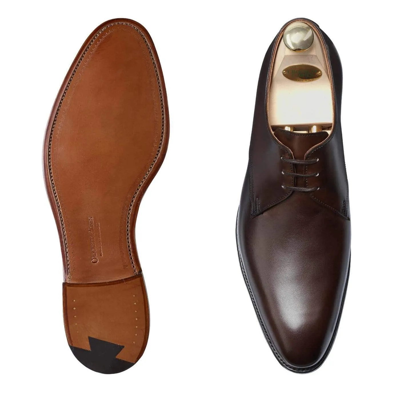 Hoxton Dark Brown Burnished Calf Elegant Urban Edge Quiet Move