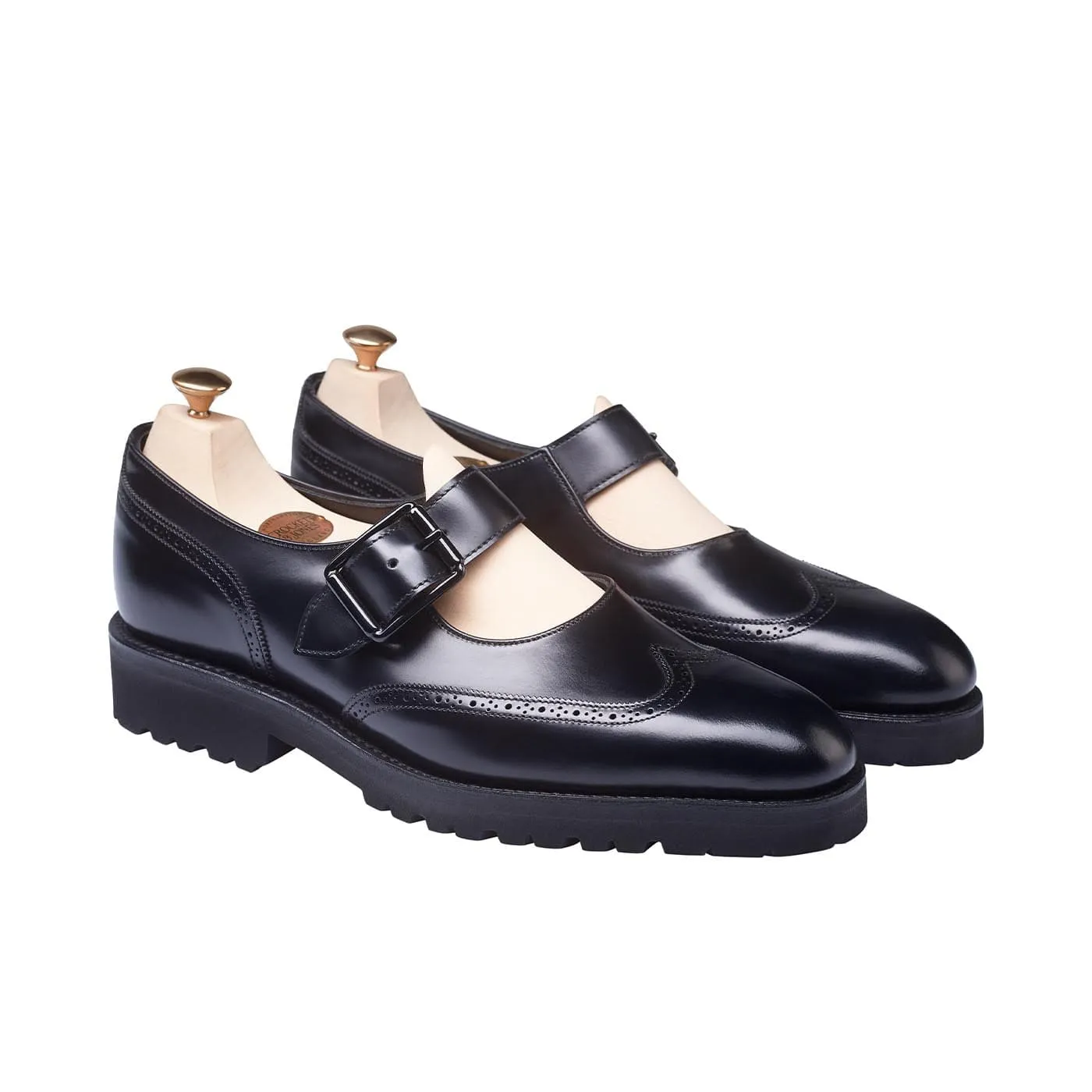 High-End Leather Easy Maintenance Nina Black Calf
