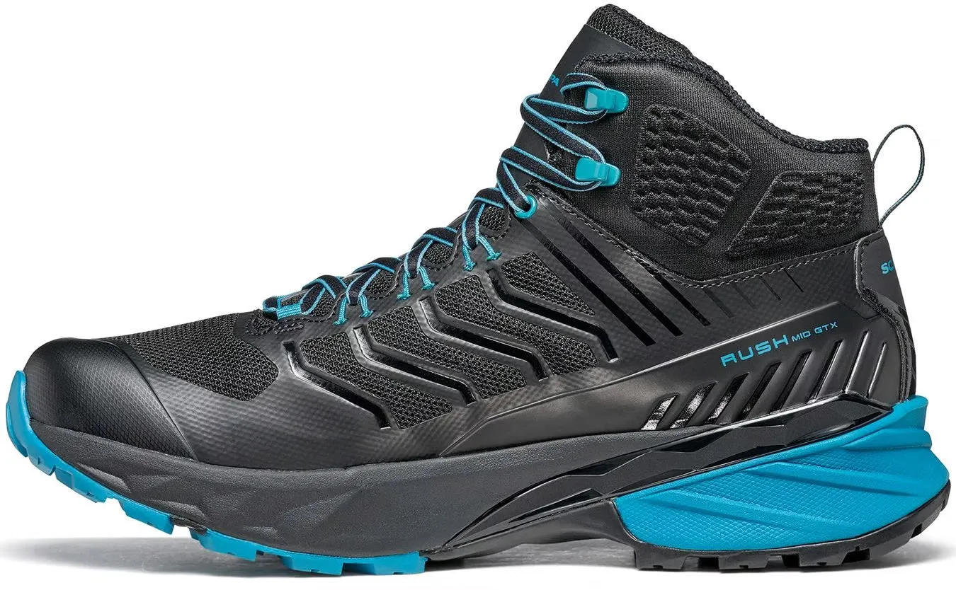Scarpa Rush Mid GORE-TEX Walking Boots - Black Comfort Hiking