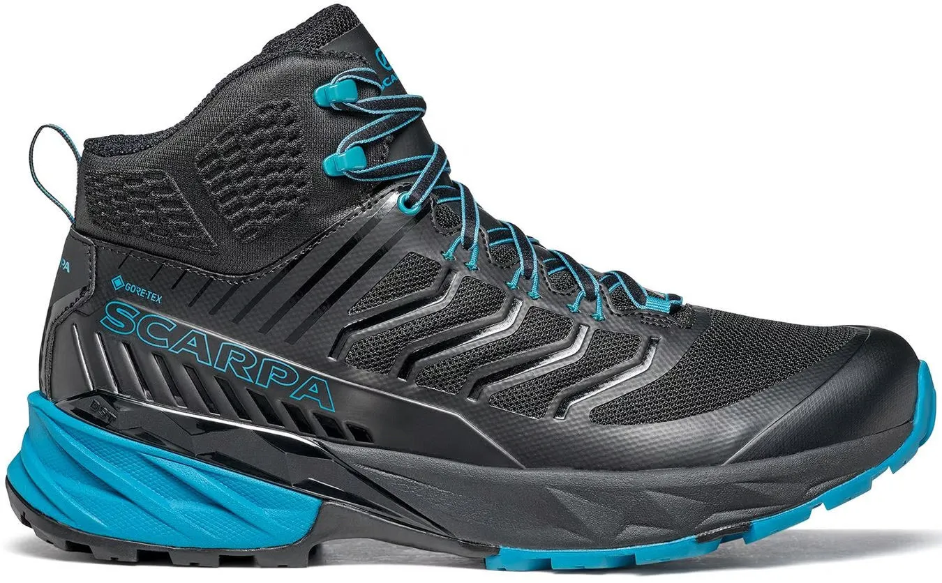 Scarpa Rush Mid GORE-TEX Walking Boots - Black Cushion Comfort All Fitness