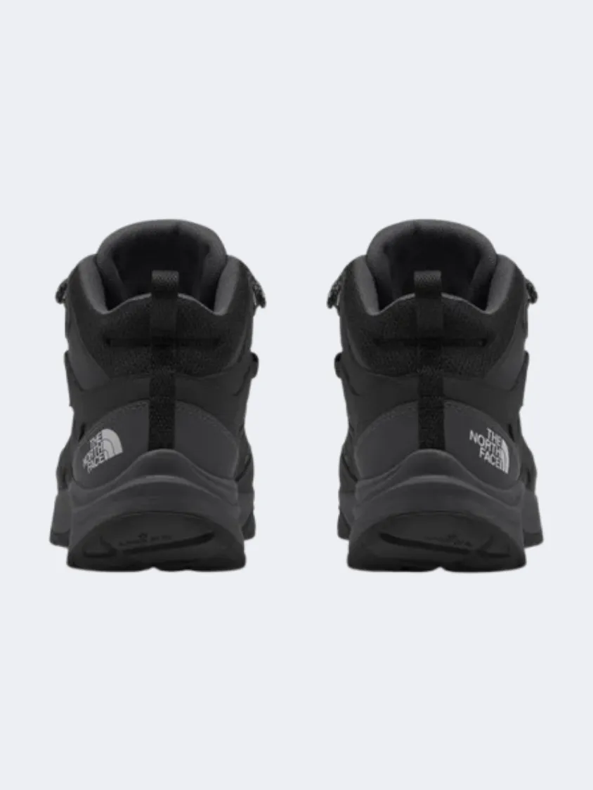 Outdoor Adventure Support The North Face Hedgehog 3 Waterproof Men Hiking Shoes Black/Asphalt Grey