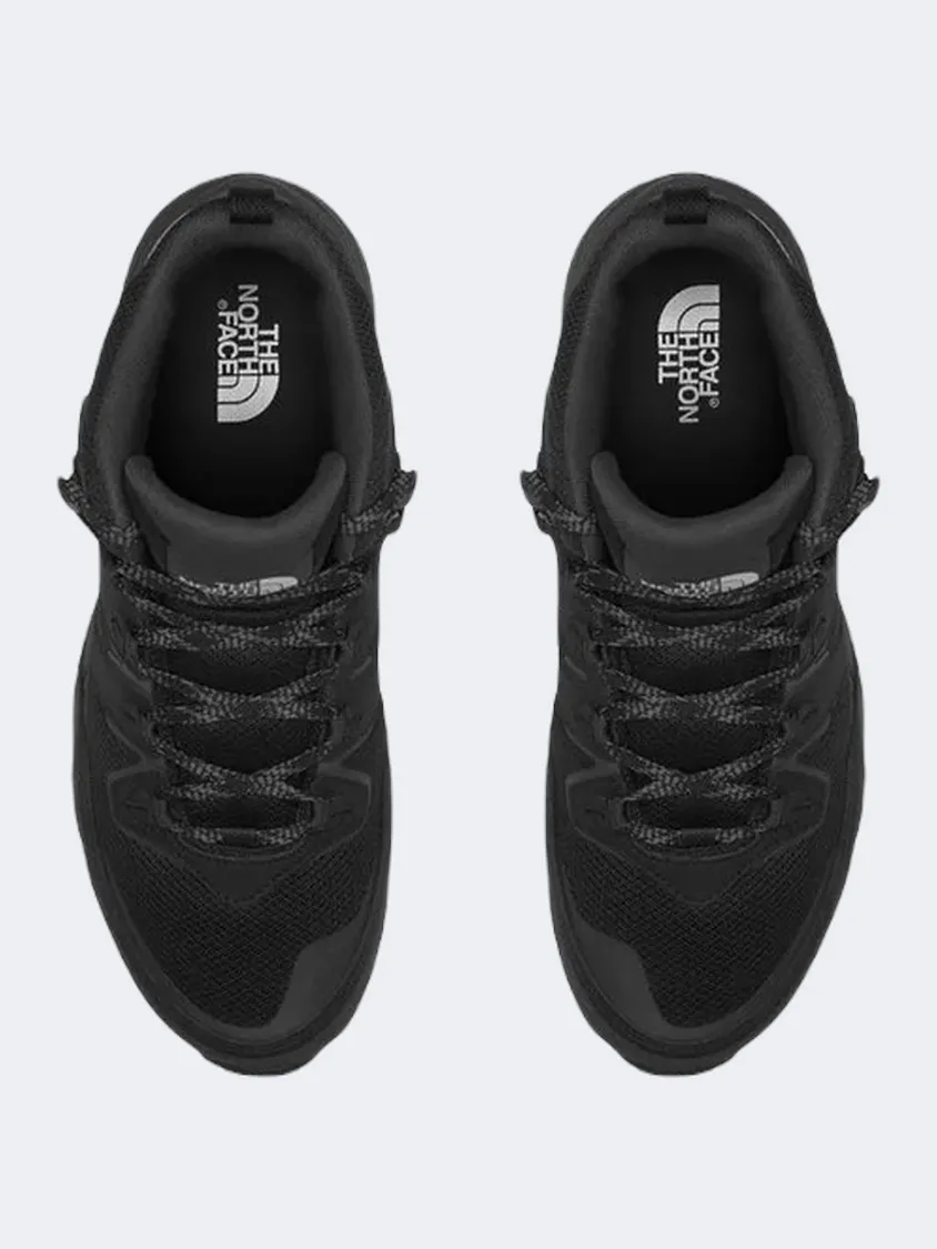 The North Face Hedgehog 3 Waterproof Men Hiking Shoes Black/Asphalt Grey Extreme Traction