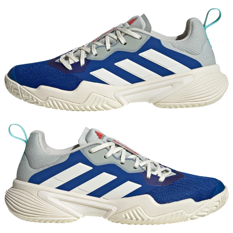 Adidas Barricade Womens Tennis Shoes - Royale Blue / White Soft Padding Wellness focused
