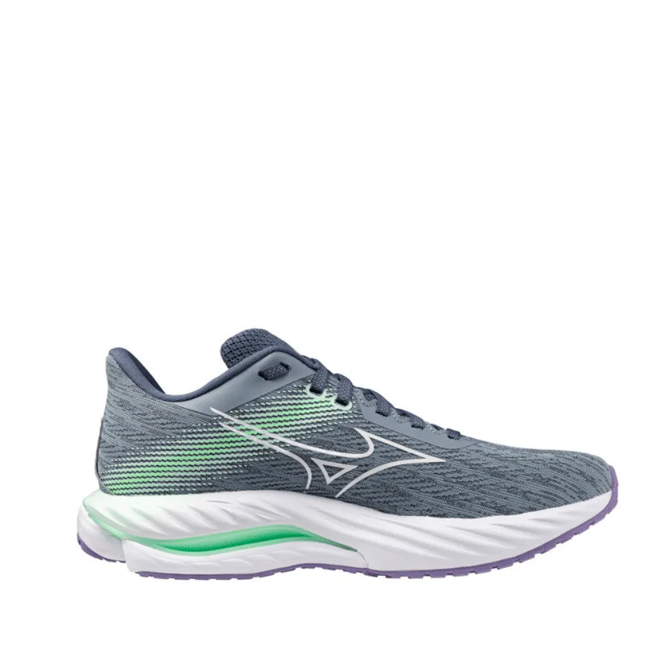 new shoes Mizuno Women's Wave Inspire 21 Running Shoes in Tradewinds/White/Neo Mint SS25
