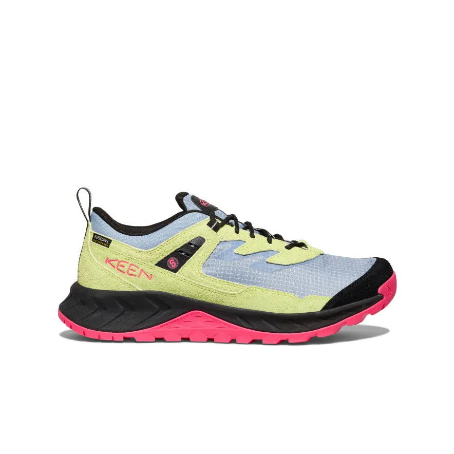 Sweat Wicking Men's Hightrail EXP Waterproof  |  Faded Denim/Rouge Red