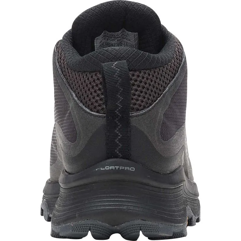 Long Lasting Fit Merrell Moab Speed Mid GORE-TEX Womens Walking Boots - Black