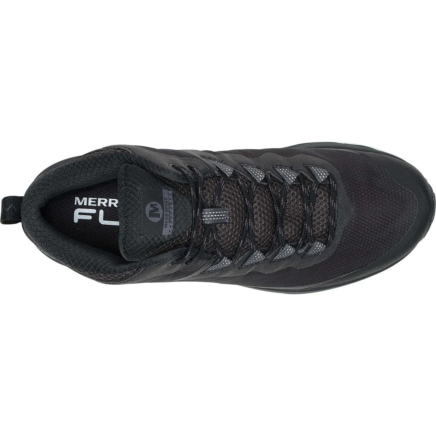 Stable Step Design Merrell Moab Speed Mid GORE-TEX Womens Walking Boots - Black