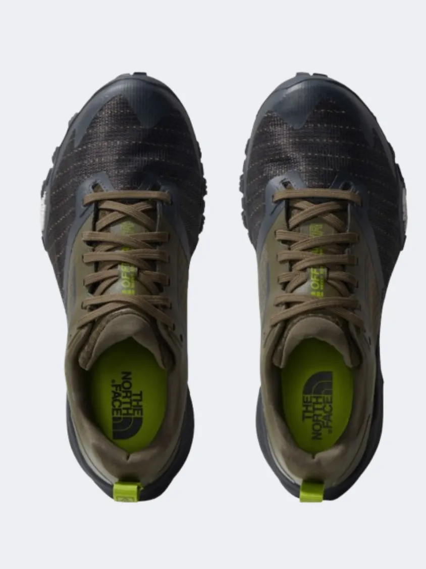 The North Face Offtrail Goretex Men Hiking Shoes Taupe Green/Grey Mountain adventure quick dry