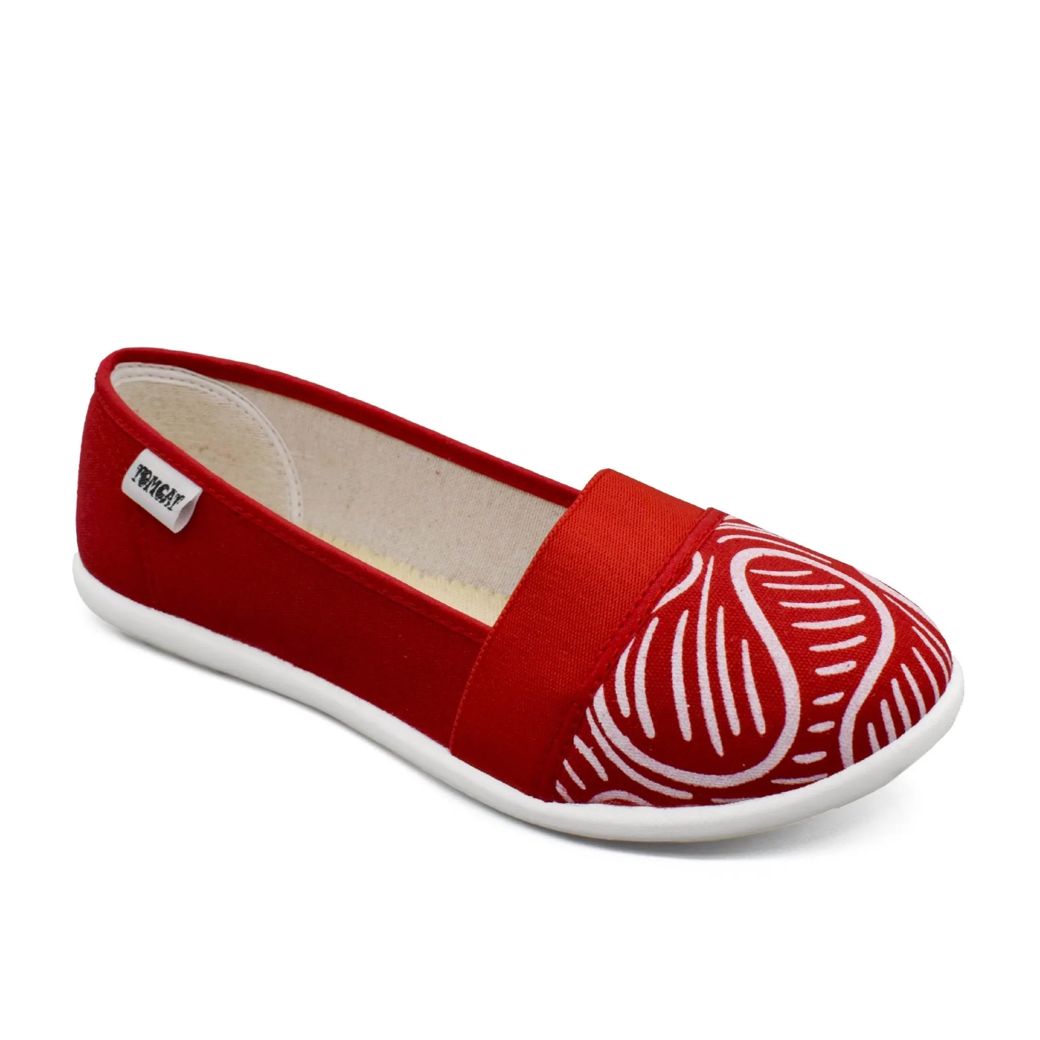 Tomcat Ivy Twist Canvas Shoes - Red Party Go Breath Focus