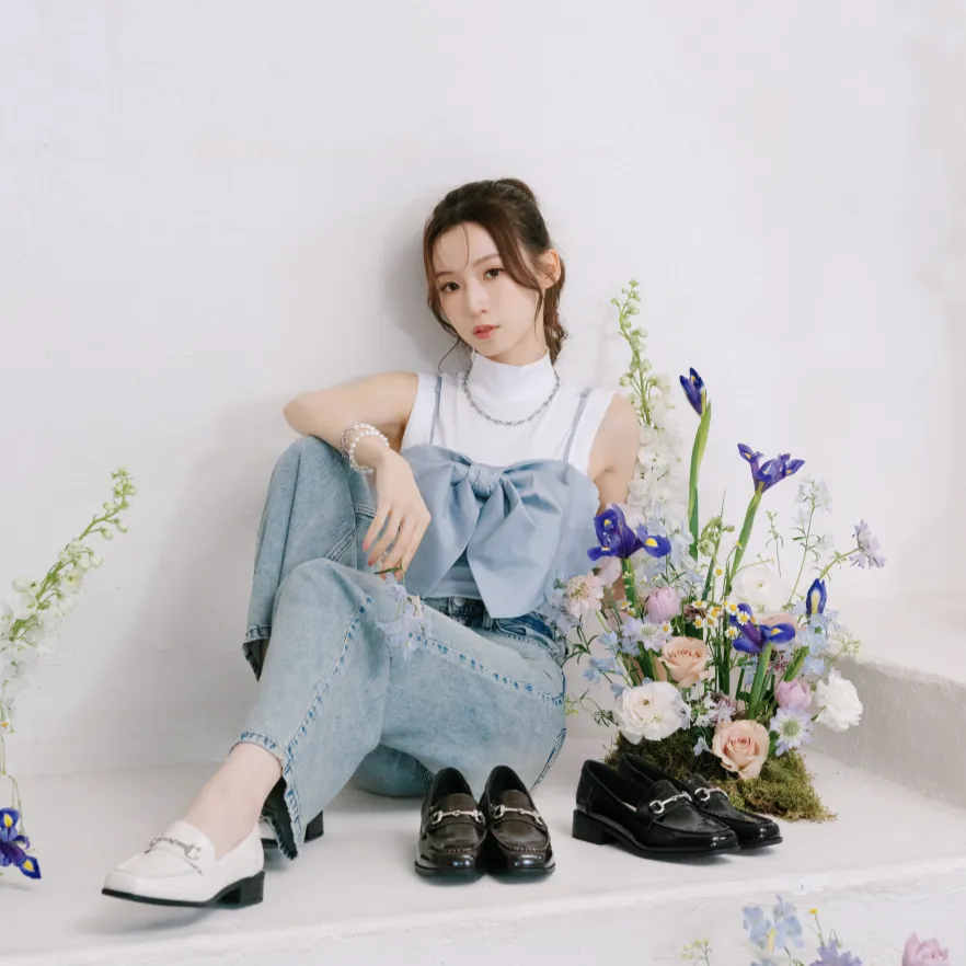 Keanna Loafers - Black (BLK) Slip On