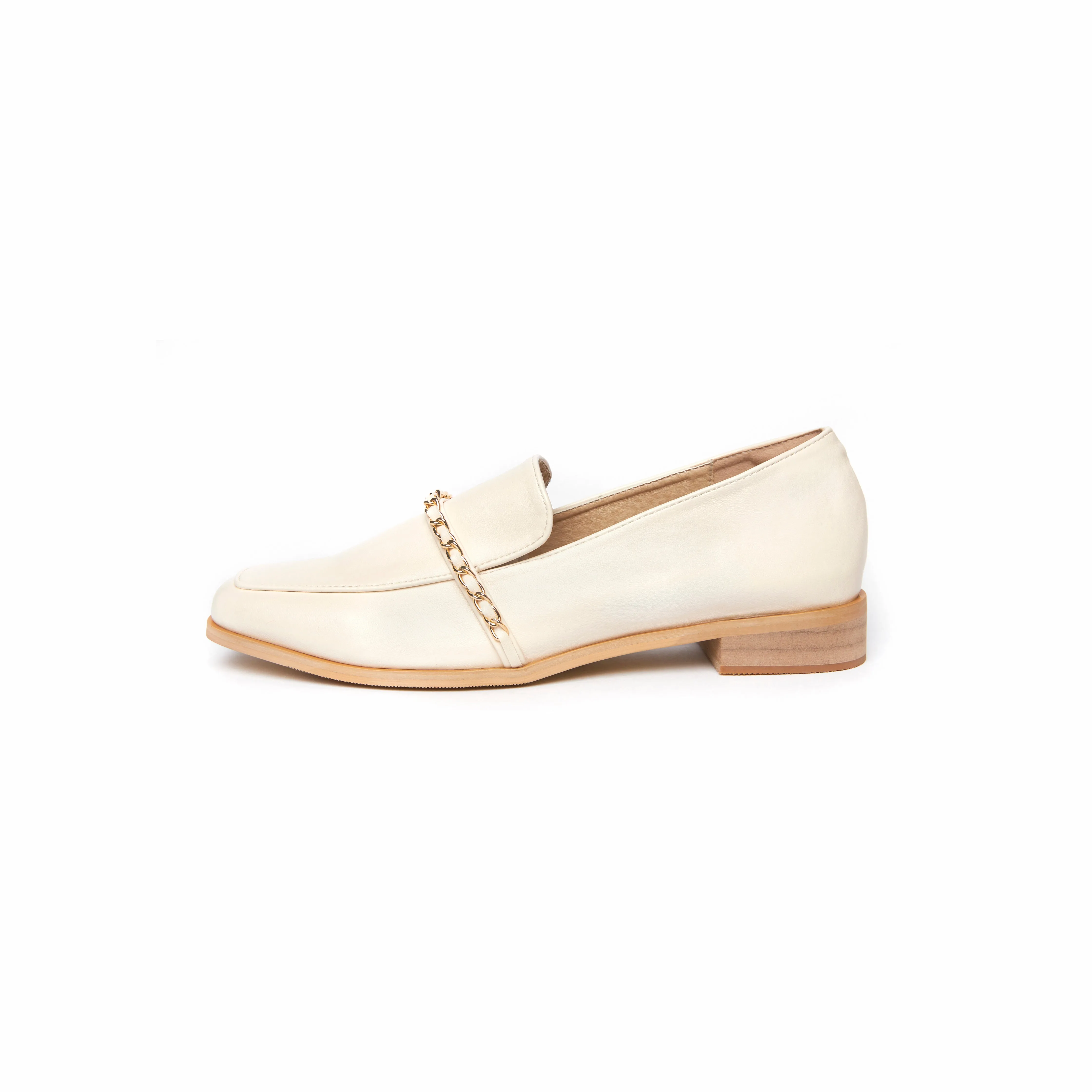 Kenni Chain Loafers - Beige (BEI) Fresh Pace