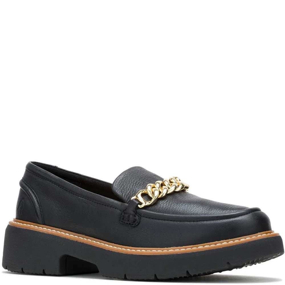 Walking Heel Firm Black Jodie Loafers