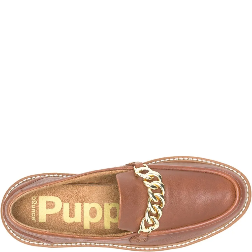 Cognac Jodie Loafers Calm Lane Wood Path