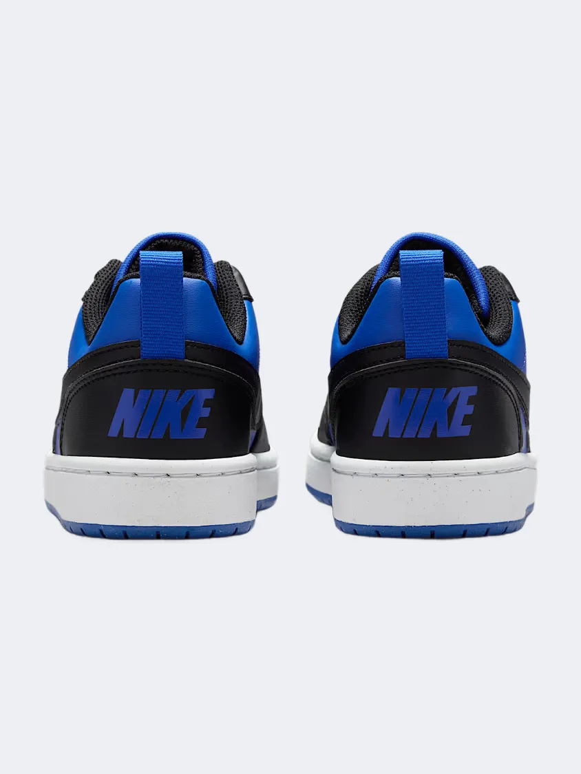 Nike Court Borough Low Recraft Gs Boys Lifestyle Shoes Blue/Black King Strong Fire Red