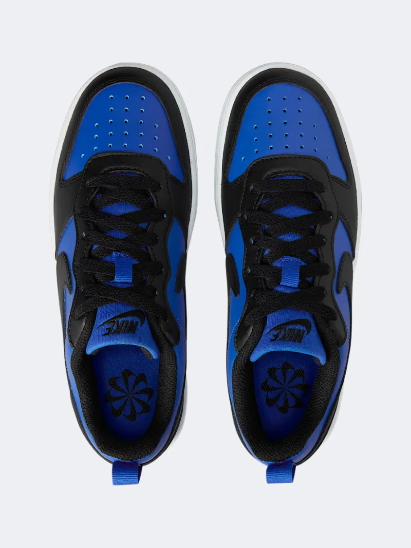 Knitted Warm All Time Nike Court Borough Low Recraft Gs Boys Lifestyle Shoes Blue/Black