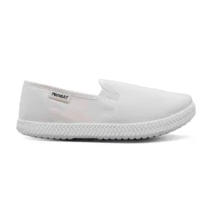 Urban Adventure Tomcat Slip On Canvas Shoes - White