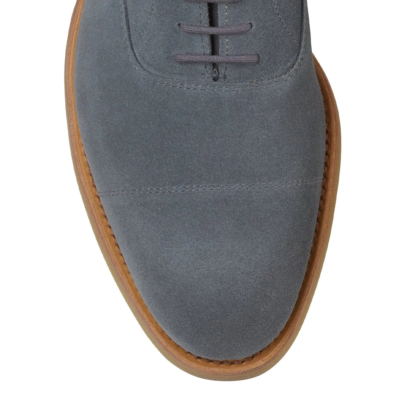 Tresco Pastel Blue Suede Stitch Design