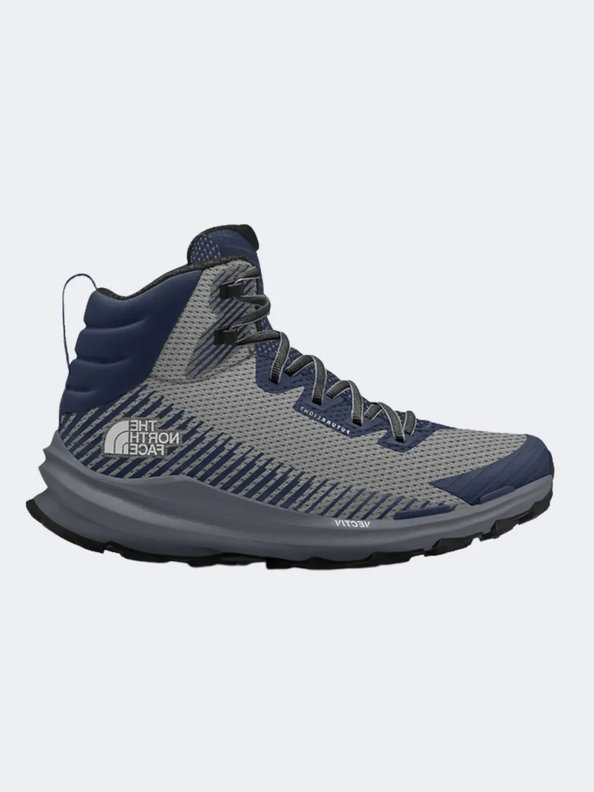 The North Face Vectiv Fastpack Futurelight Men Hiking Shoes Meld Grey/Navy Secure Step Design Nature Trails