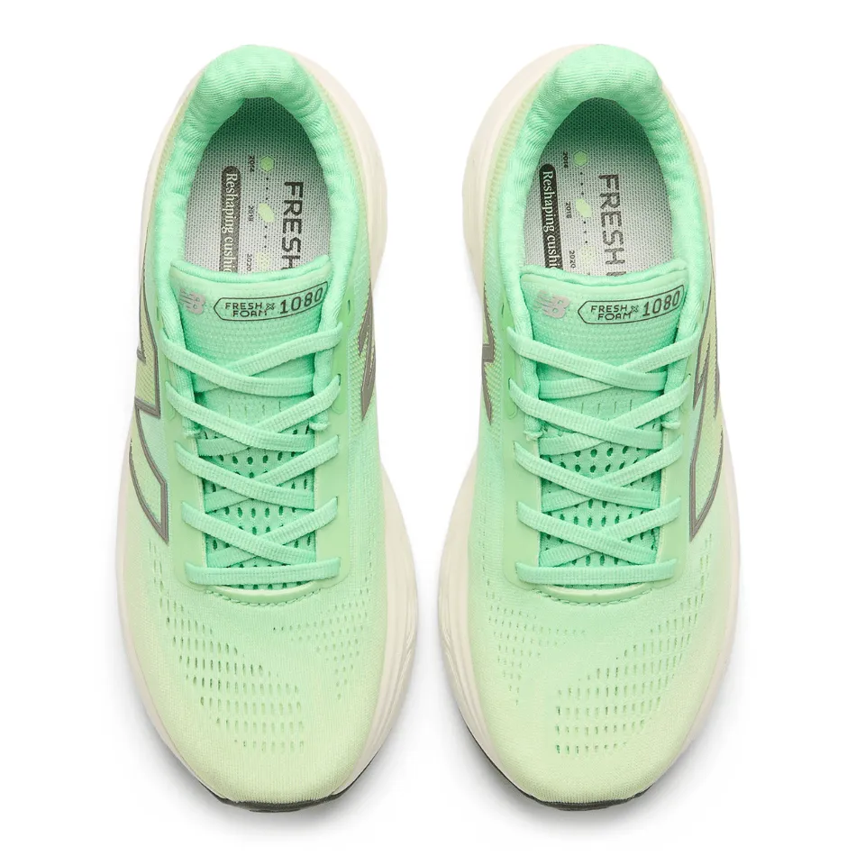 New Balance Women's 1080 V14 Running Shoes in Sweetgrass SS25 5k - running shoes