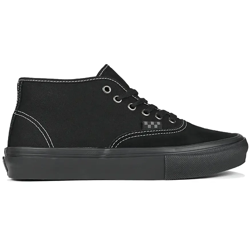 Vans Skate Authentic Mid Skateboarding Shoe Lace   Up