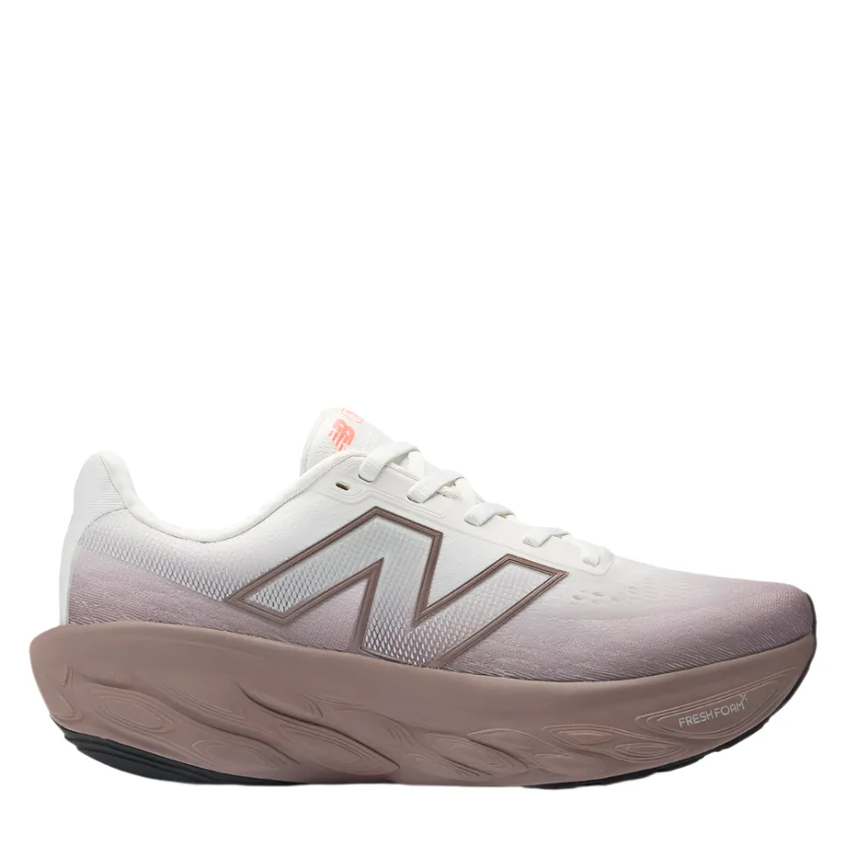 running in a color run shoes New Balance Women's 1080 v14 Running Shoes in Earth Shadow/Reflection/Urgent Red AW25